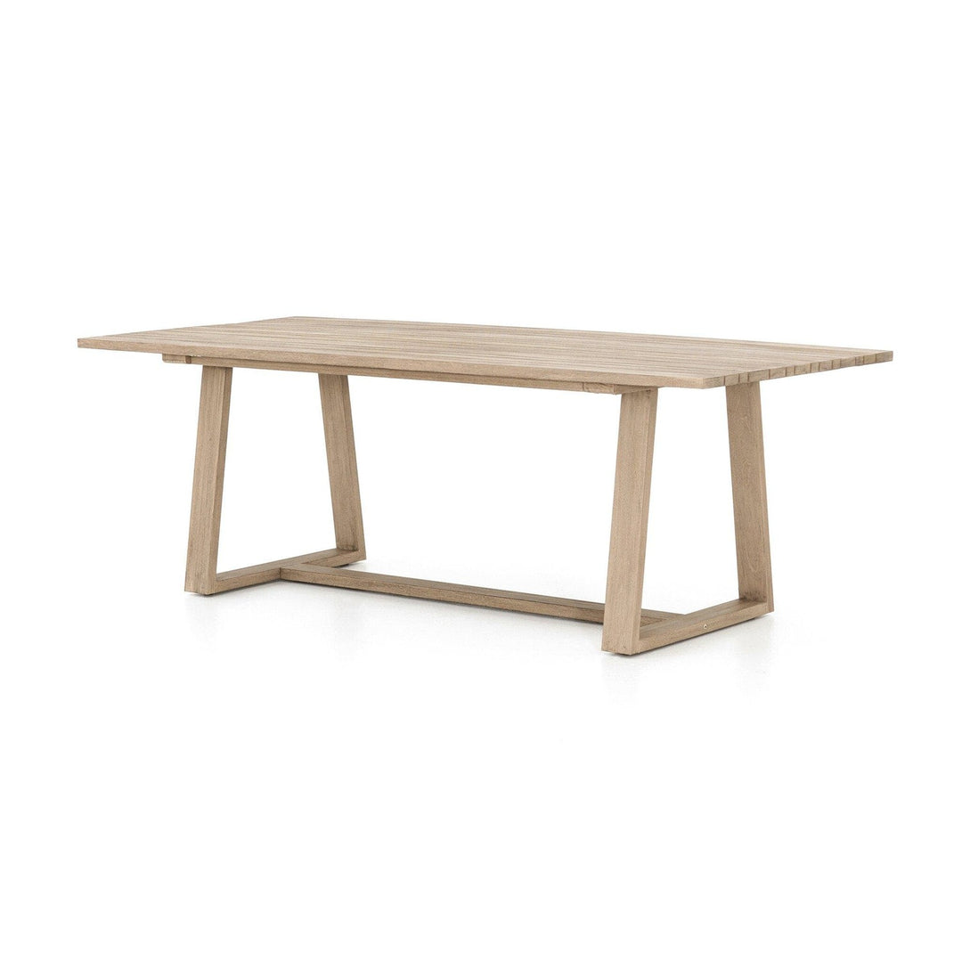 Camden Outdoor Dining Table - Washed Brown-FSC