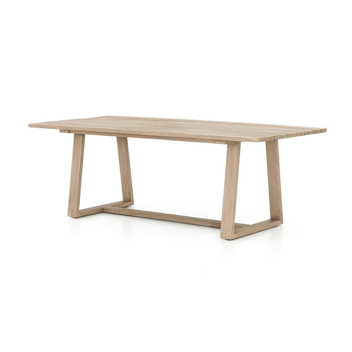 Camden Outdoor Dining Table - Washed Brown-FSC