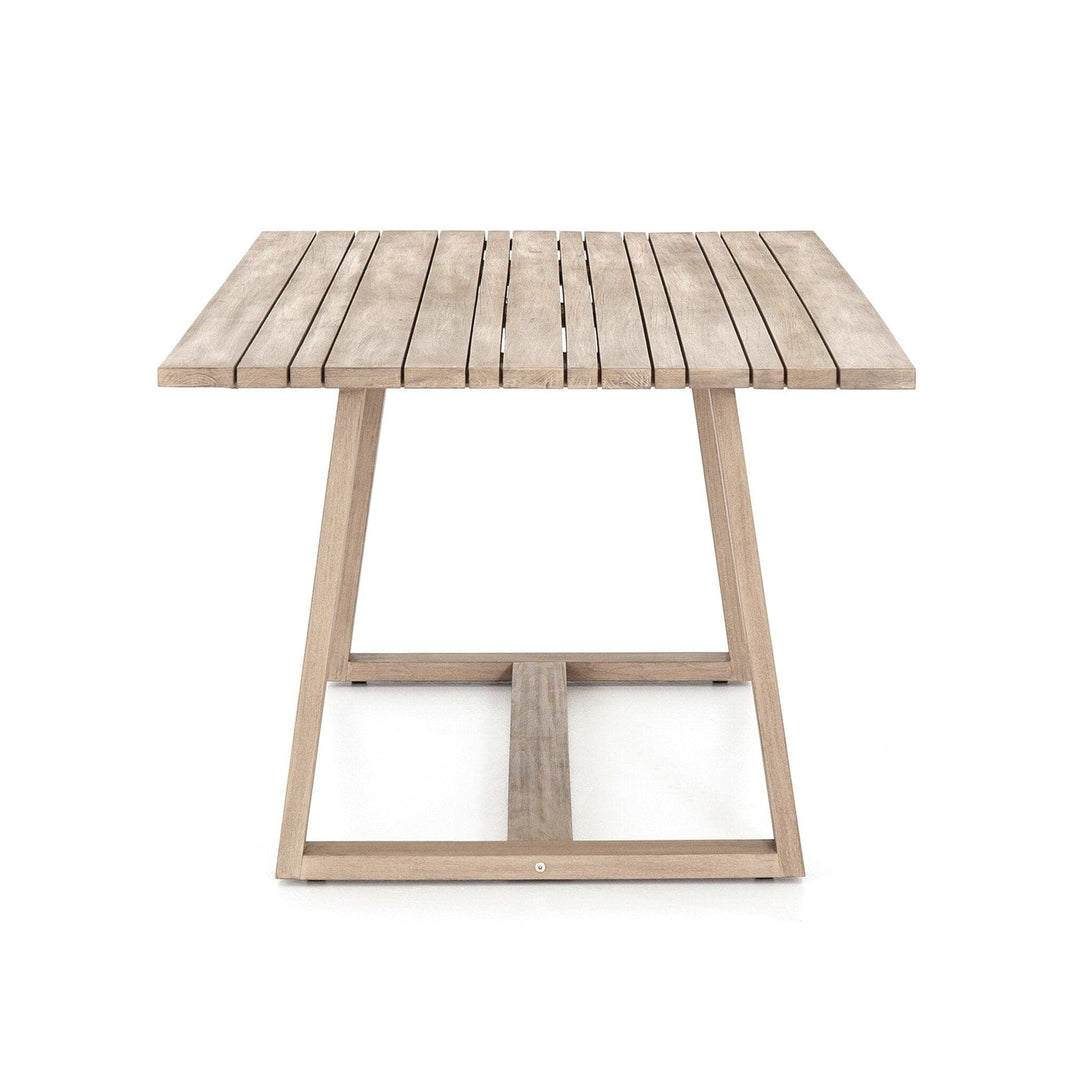 Camden Outdoor Dining Table - Washed Brown-FSC