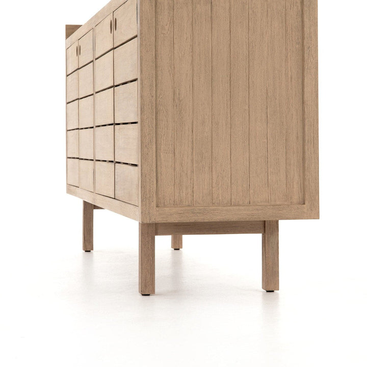 Stella Outdoor Sideboard - Washed Brown-FSC