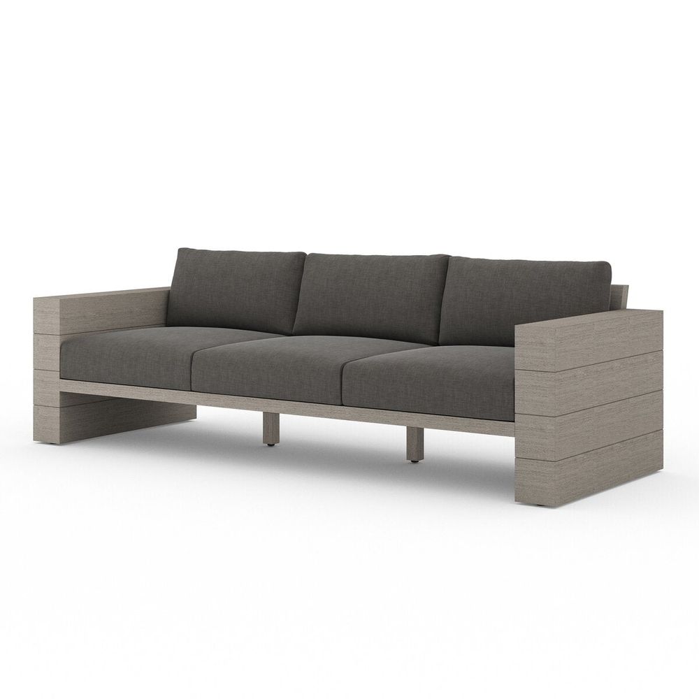 Outdoor Sofas & Sectionals Royce Outdoor Sofa, Weathered Grey - Charcoal