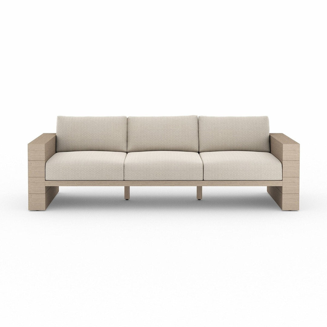 Harrison Outdoor Sofa, Washed Brown - Faye Sand