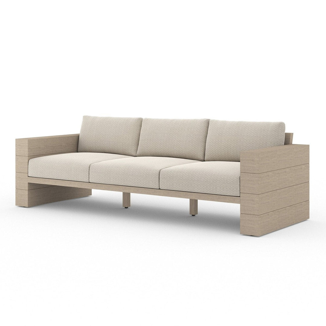 Harrison Outdoor Sofa, Washed Brown - Faye Sand