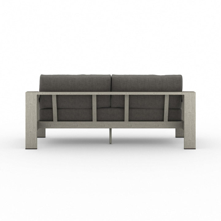 Brighton Outdoor Sofa, Weathered Grey - Venao Charcoal