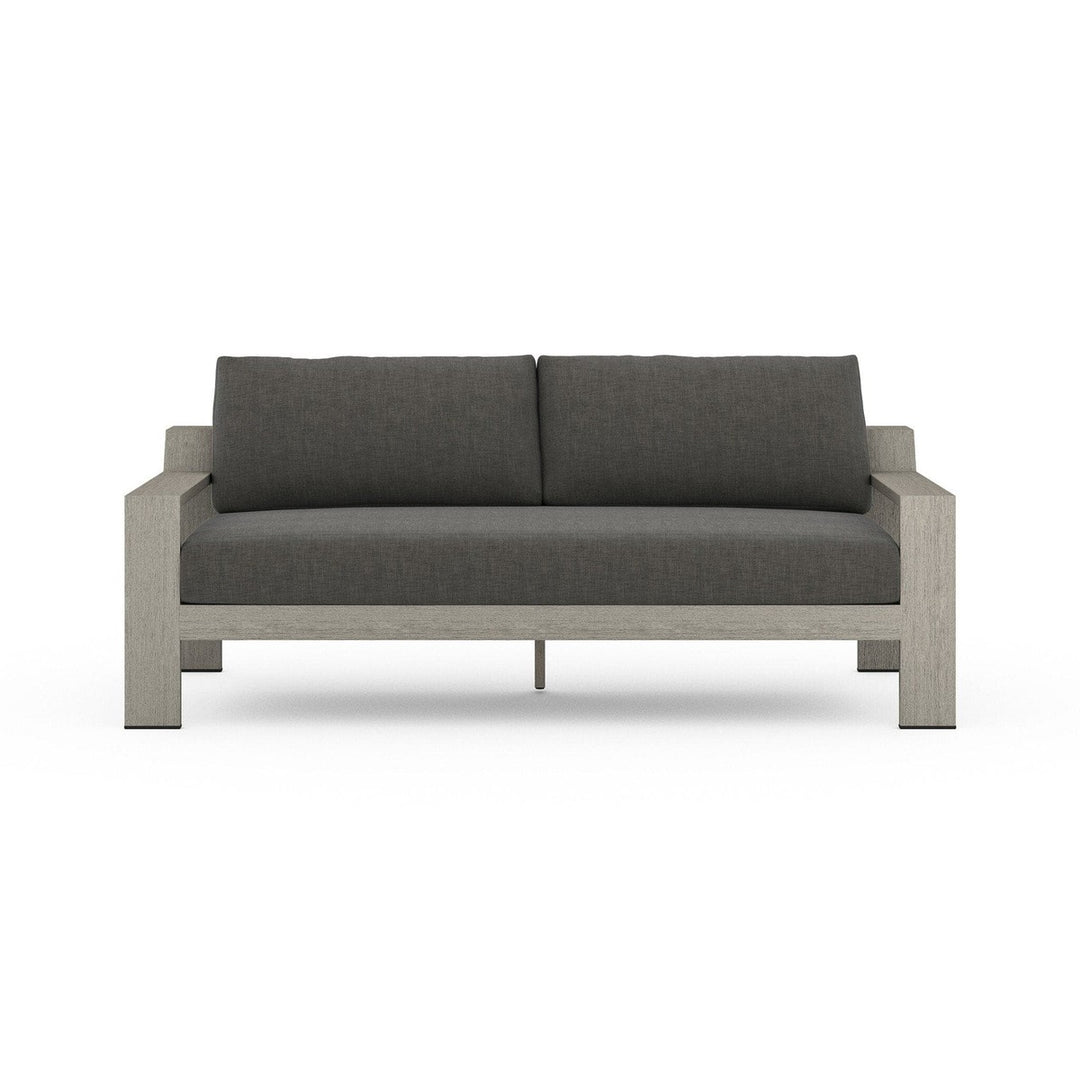 Brighton Outdoor Sofa, Weathered Grey - Venao Charcoal