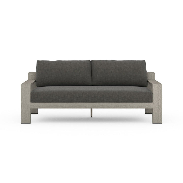 Brighton Outdoor Sofa, Weathered Grey - Venao Charcoal