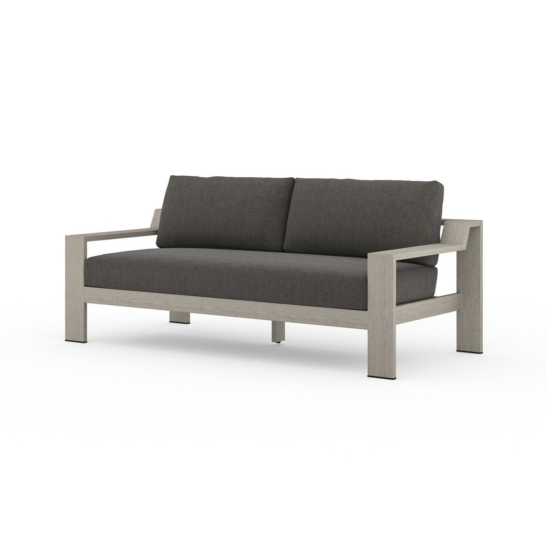 Brighton Outdoor Sofa, Weathered Grey - Venao Charcoal