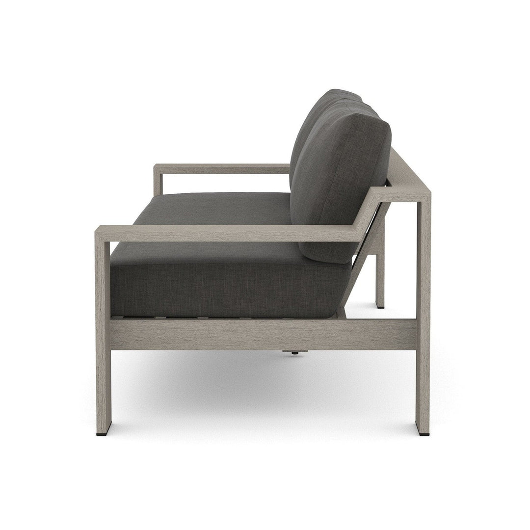 Brighton Outdoor Sofa, Weathered Grey - Venao Charcoal