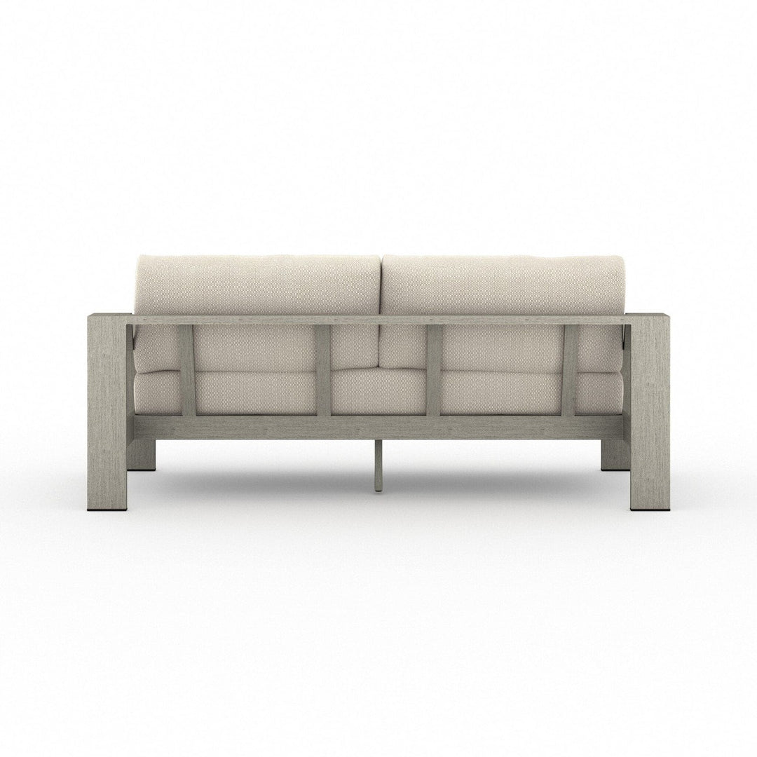 Brighton Outdoor Sofa, Weathered Grey - Faye Sand