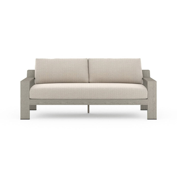 Brighton Outdoor Sofa, Weathered Grey - Faye Sand