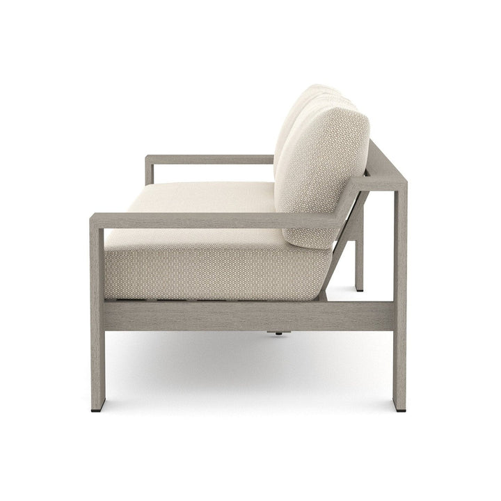 Brighton Outdoor Sofa, Weathered Grey - Faye Sand