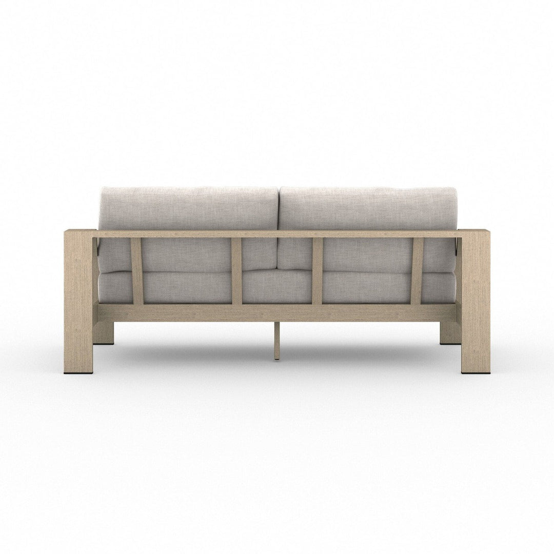 Brighton Outdoor Sofa, Washed Brown - Venao Grey