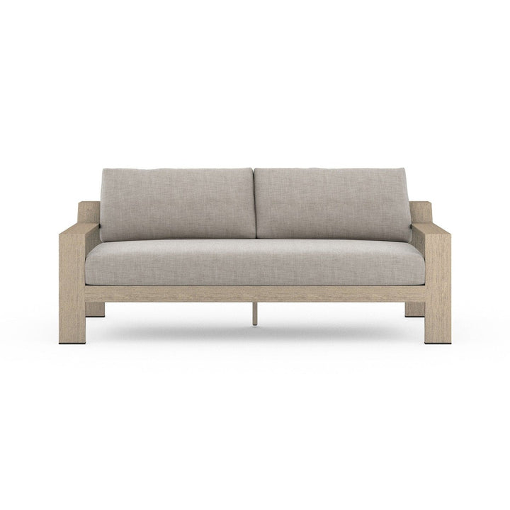 Brighton Outdoor Sofa, Washed Brown - Venao Grey