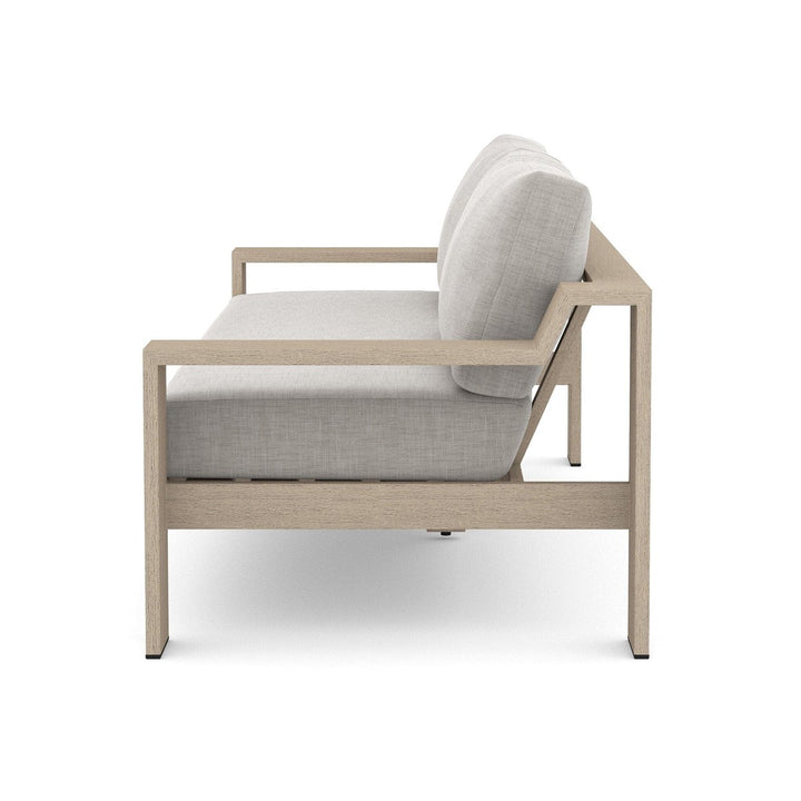 Brighton Outdoor Sofa, Washed Brown - Venao Grey