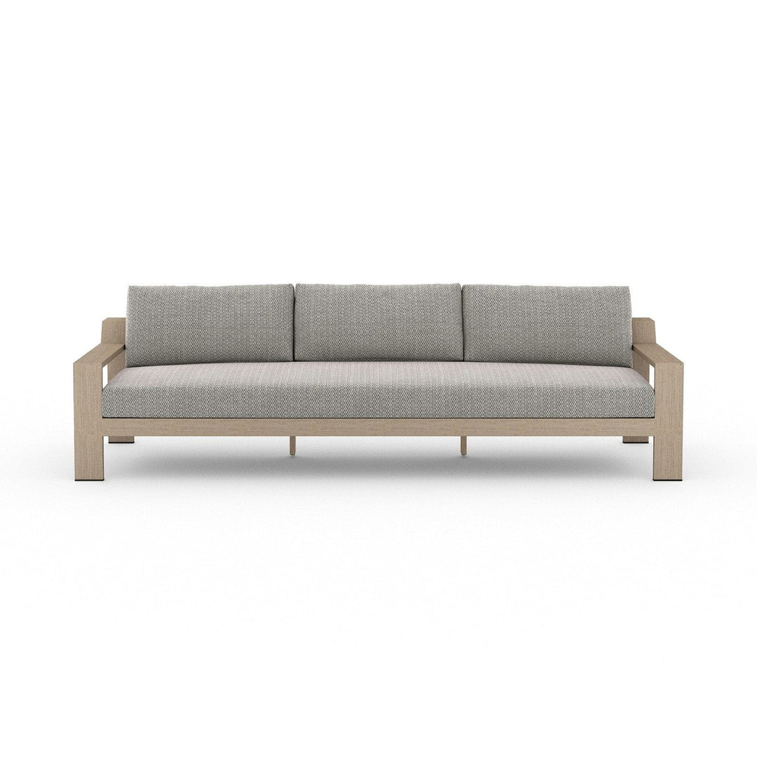 Brighton Outdoor Sofa, Washed Brown - Faye Ash