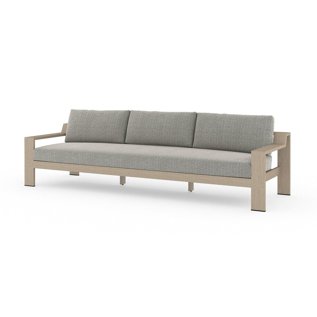 Brighton Outdoor Sofa, Washed Brown - Faye Ash