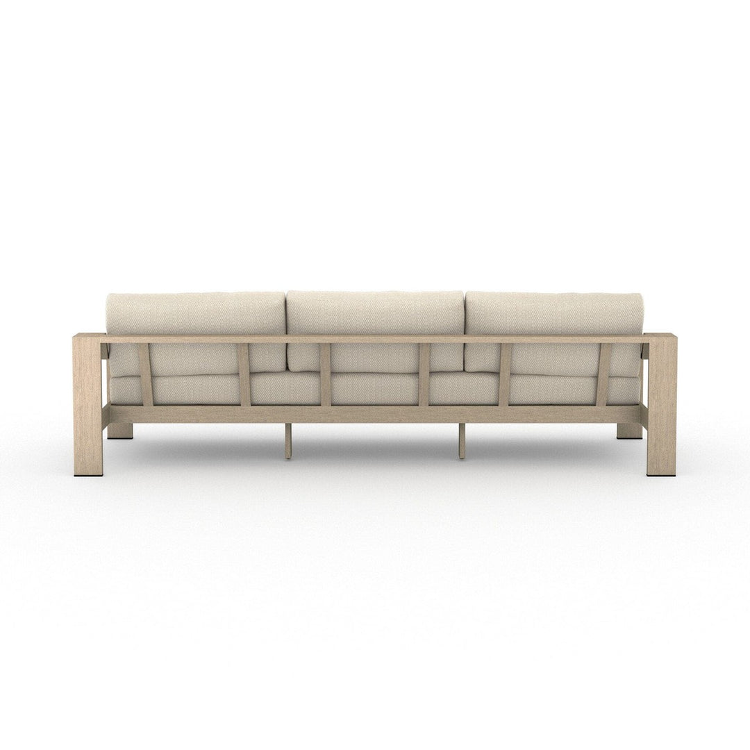 Brighton Outdoor Sofa, Washed Brown - Faye Sand