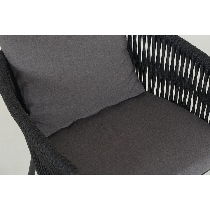 Lisbon Outdoor Dining Chair - Venao Charcoal