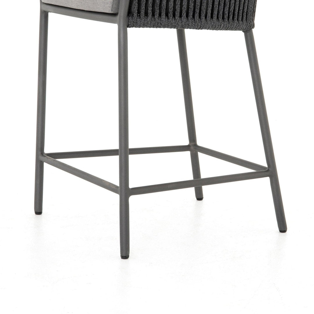 Lisbon Outdoor Bar & Counter Stool - Venao Charcoal