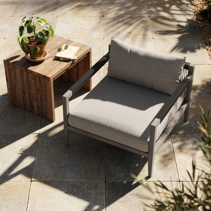 Everly Outdoor Chair, Weathered Grey - Venao Grey