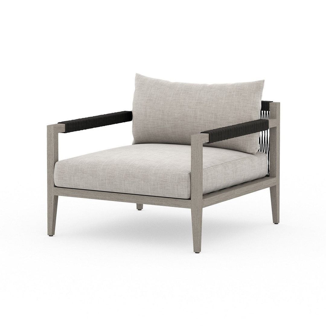 Everly Outdoor Chair, Weathered Grey - Venao Grey