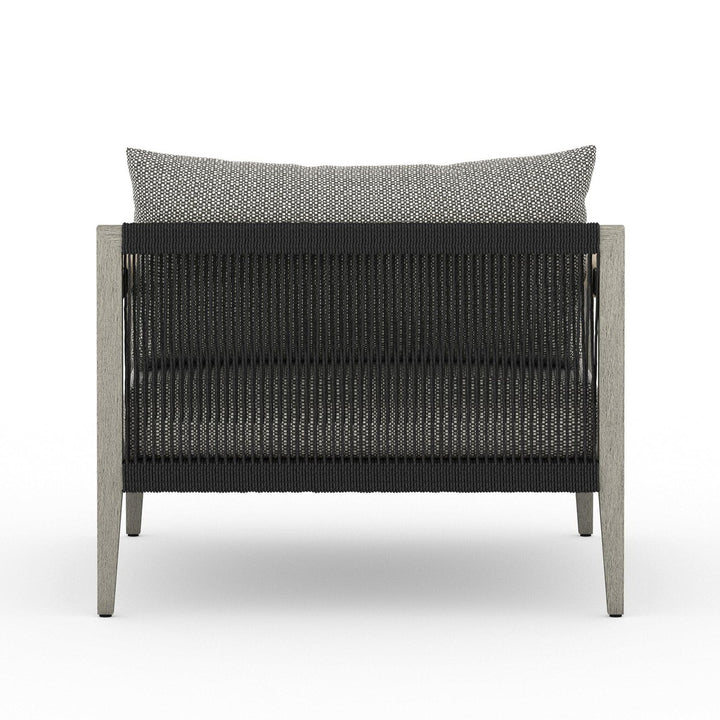 Everly Outdoor Chair, Weathered Grey - Faye Ash