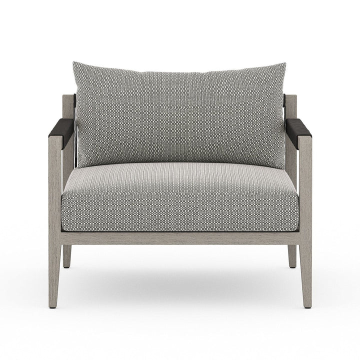 Everly Outdoor Chair, Weathered Grey - Faye Ash