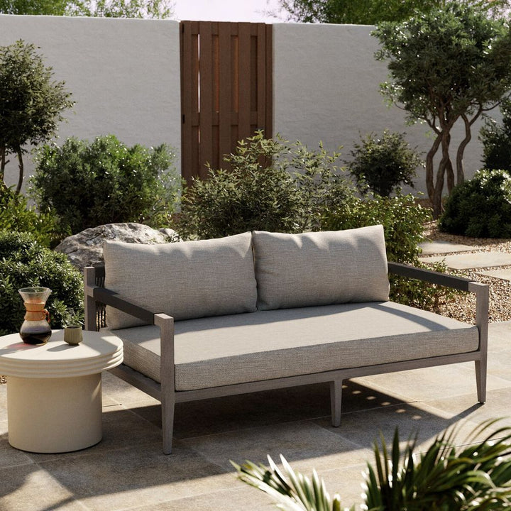 Outdoor Sofas & Sectionals Sheffield Outdoor Sofa, Weathered Grey - 63" - Stone Grey