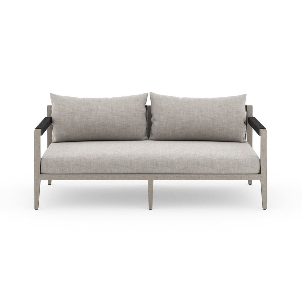 Outdoor Sofas & Sectionals Sheffield Outdoor Sofa, Weathered Grey - 63" - Stone Grey