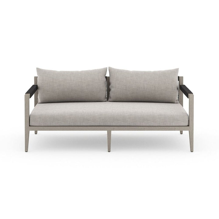 Outdoor Sofas & Sectionals Sheffield Outdoor Sofa, Weathered Grey - 63" - Stone Grey