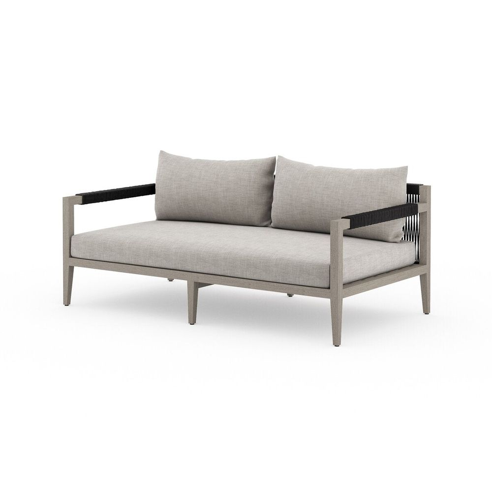 Outdoor Sofas & Sectionals Sheffield Outdoor Sofa, Weathered Grey - 63" - Stone Grey