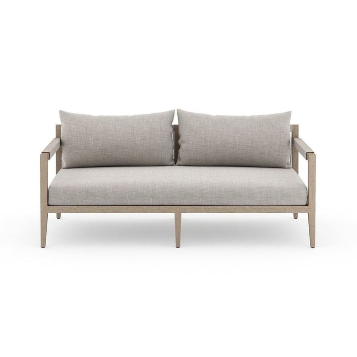 Outdoor Sofas & Sectionals Sheffield Outdoor Sofa, Washed Brown - 63" - Stone Grey