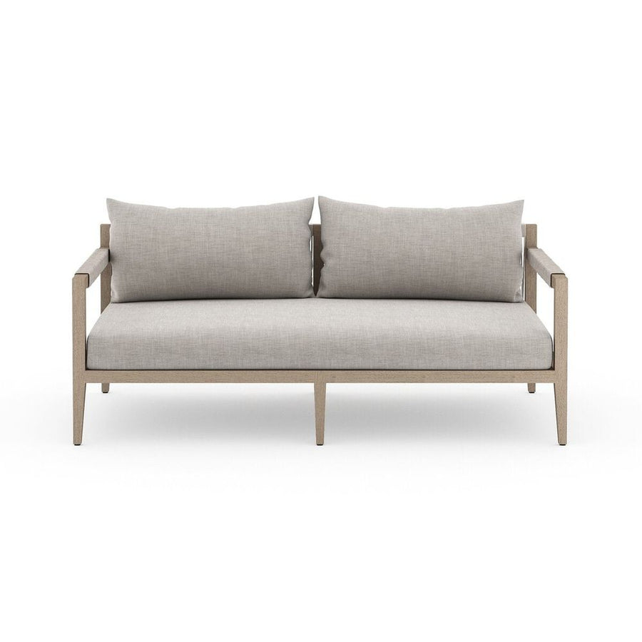 Outdoor Sofas & Sectionals Sheffield Outdoor Sofa, Washed Brown - 63" - Stone Grey