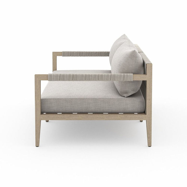 Outdoor Sofas & Sectionals Sheffield Outdoor Sofa, Washed Brown - 63" - Stone Grey
