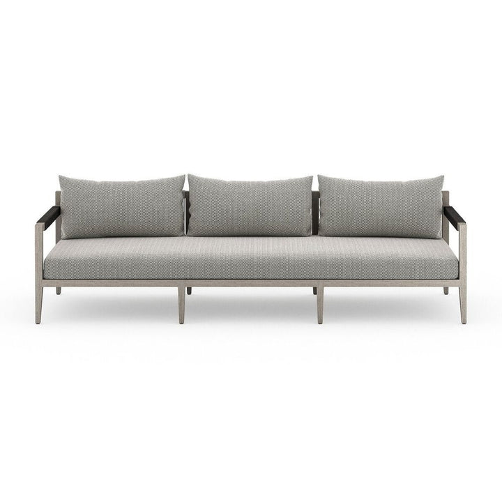 Outdoor Sofas & Sectionals Sheffield Outdoor Sofa, Weathered Grey - 93" - Faye Ash