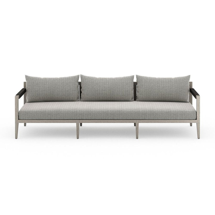 Outdoor Sofas & Sectionals Sheffield Outdoor Sofa, Weathered Grey - 93" - Faye Ash