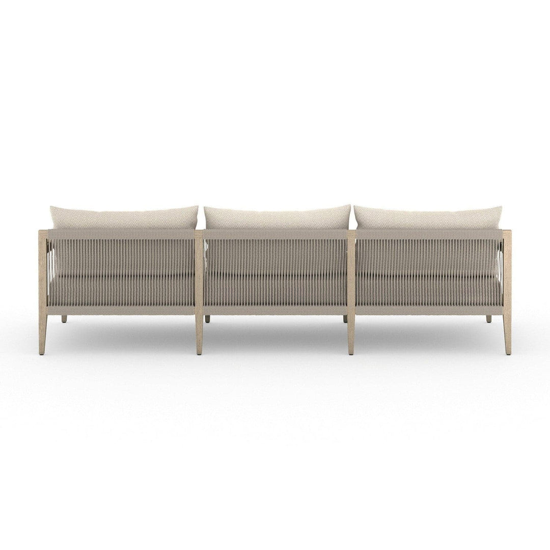 Everly Outdoor Sofa, Washed Brown - Faye Sand