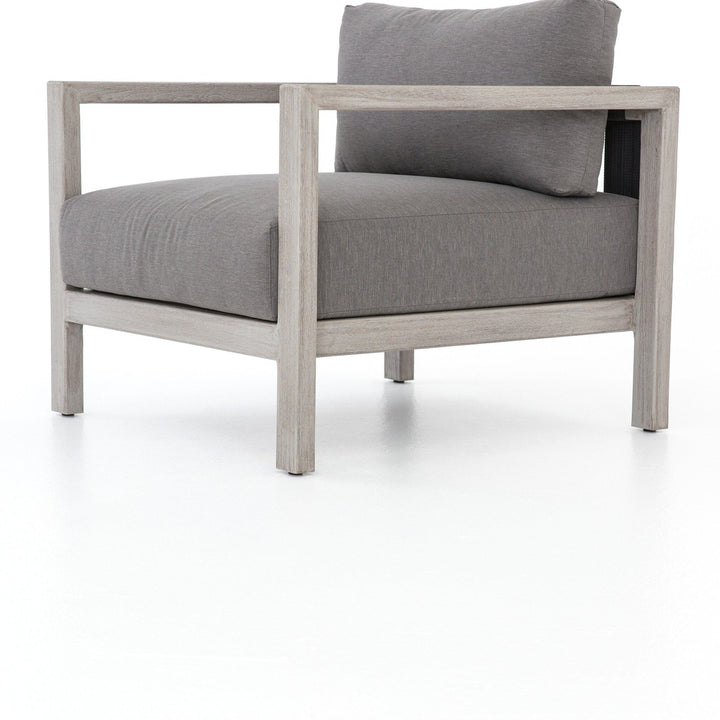 Monterey Outdoor Chair, Weathered Grey - Venao Charcoal