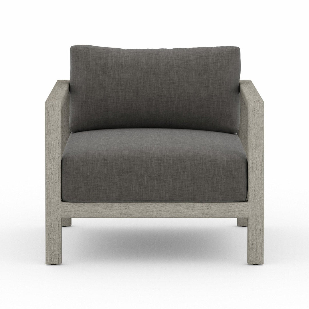 Monterey Outdoor Chair, Weathered Grey - Venao Charcoal