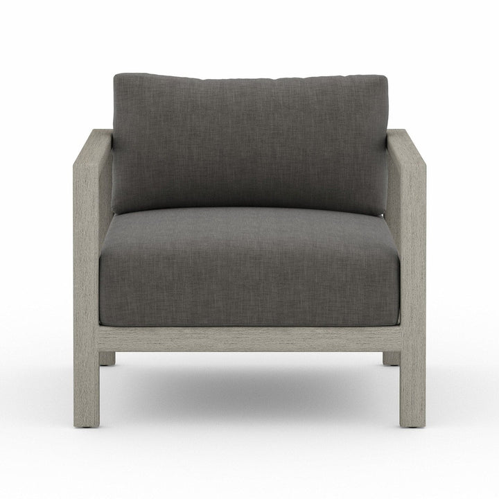 Monterey Outdoor Chair, Weathered Grey - Venao Charcoal