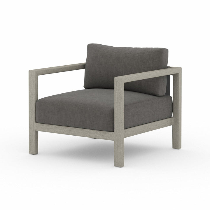 Monterey Outdoor Chair, Weathered Grey - Venao Charcoal