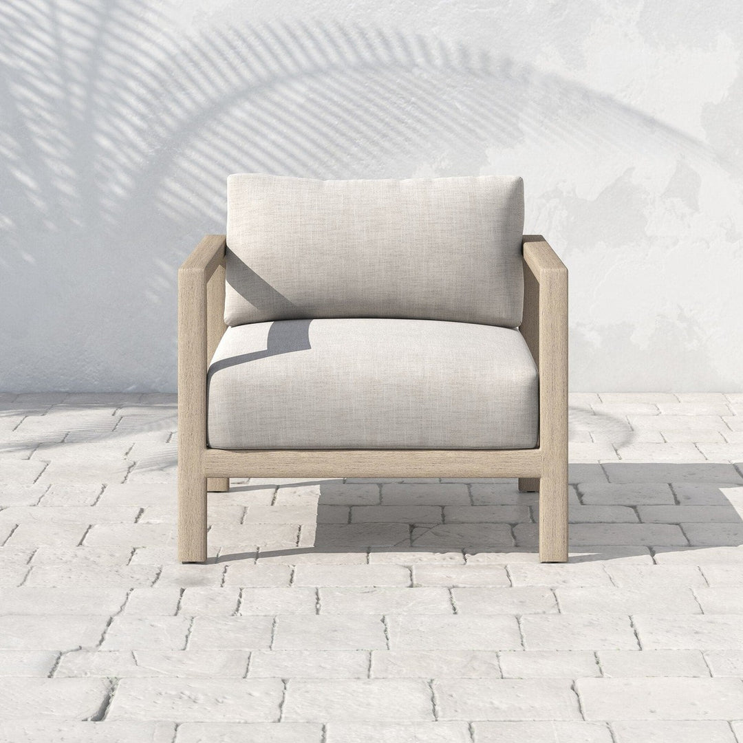 Monterey Outdoor Chair, Washed Brown - Venao Grey