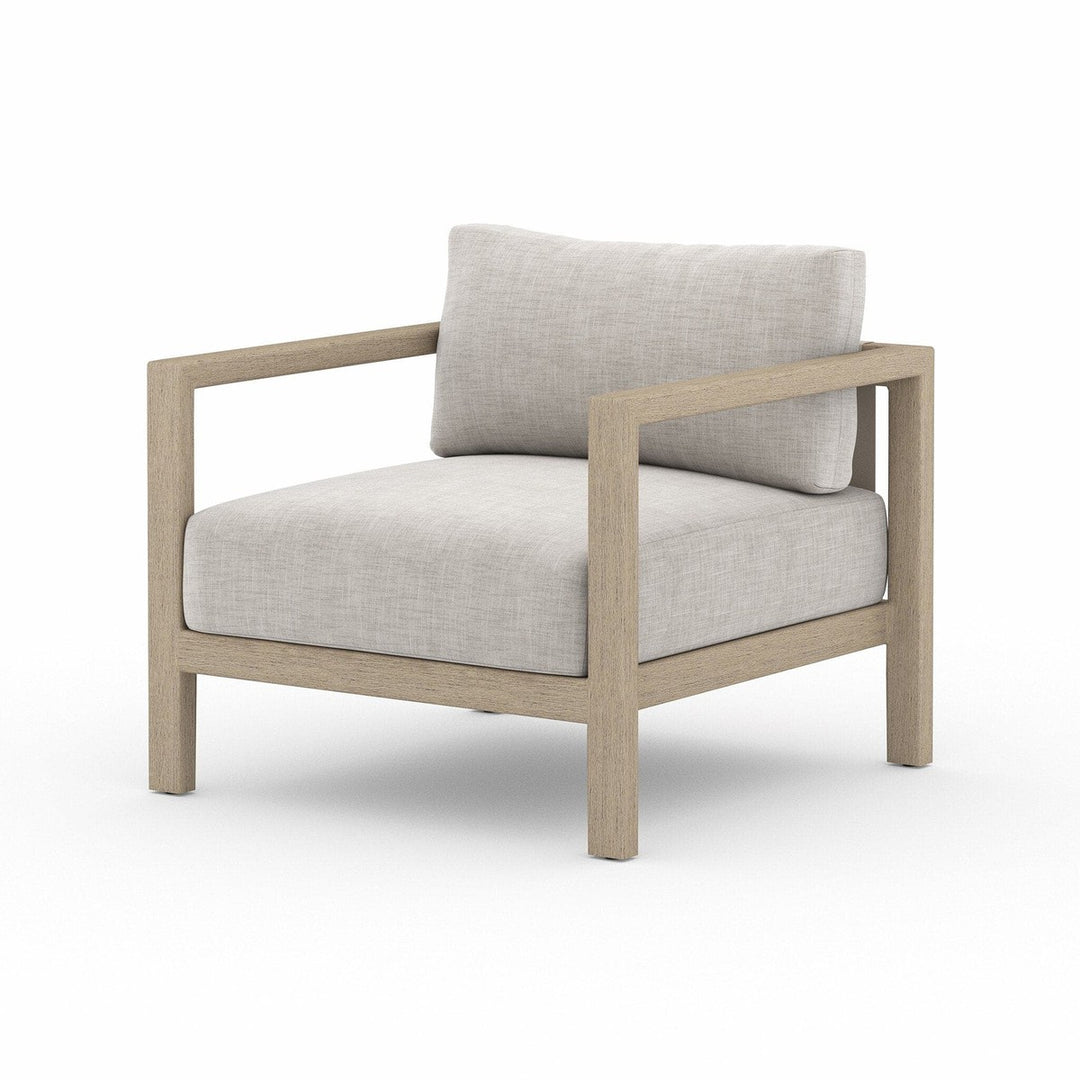 Monterey Outdoor Chair, Washed Brown - Venao Grey