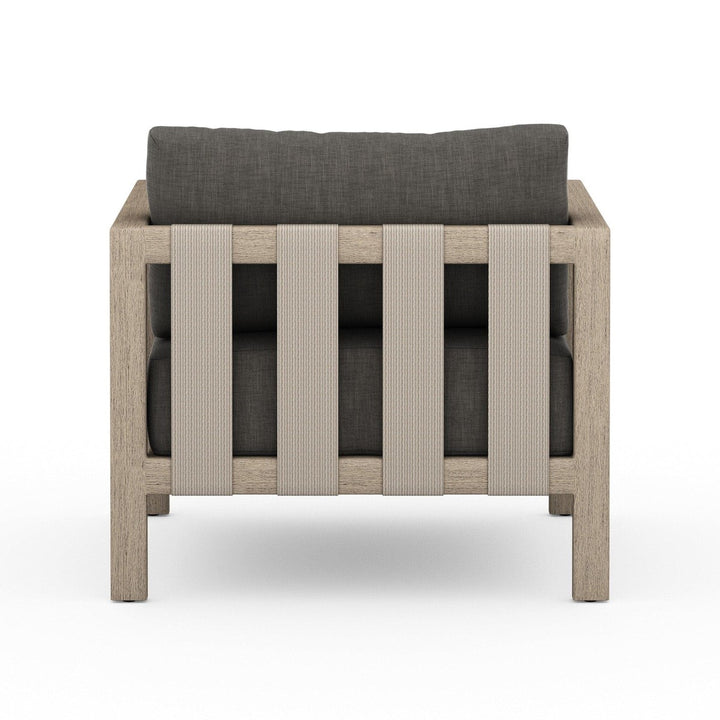 Monterey Outdoor Chair, Washed Brown - Venao Charcoal