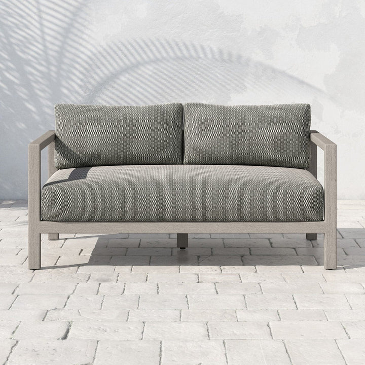 Monterey Outdoor Sofa, Weathered Grey - Venao Grey