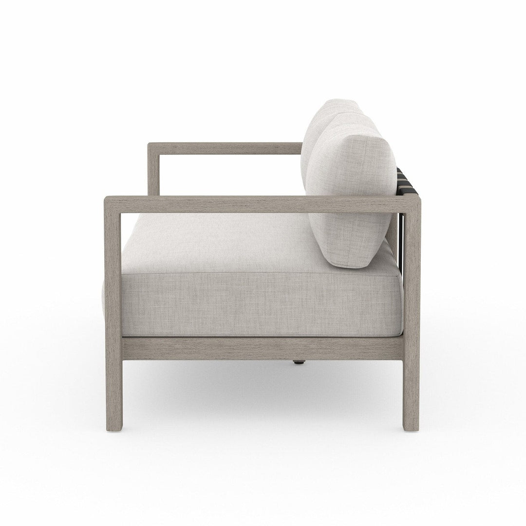 Monterey Outdoor Sofa, Weathered Grey - Venao Grey