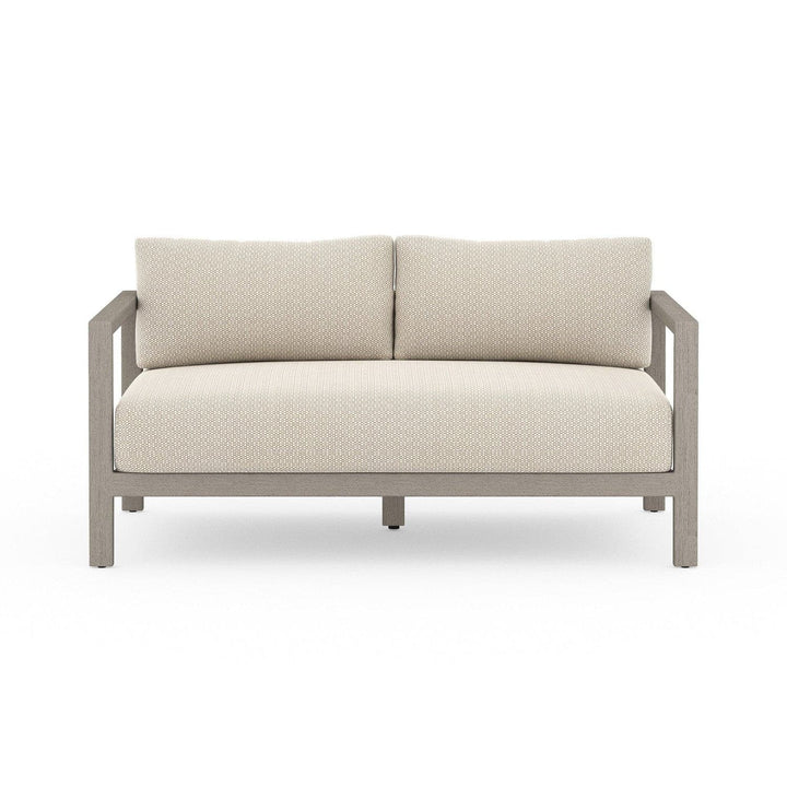 Sonoma Outdoor Sofa, Weathered Grey - Faye Sand