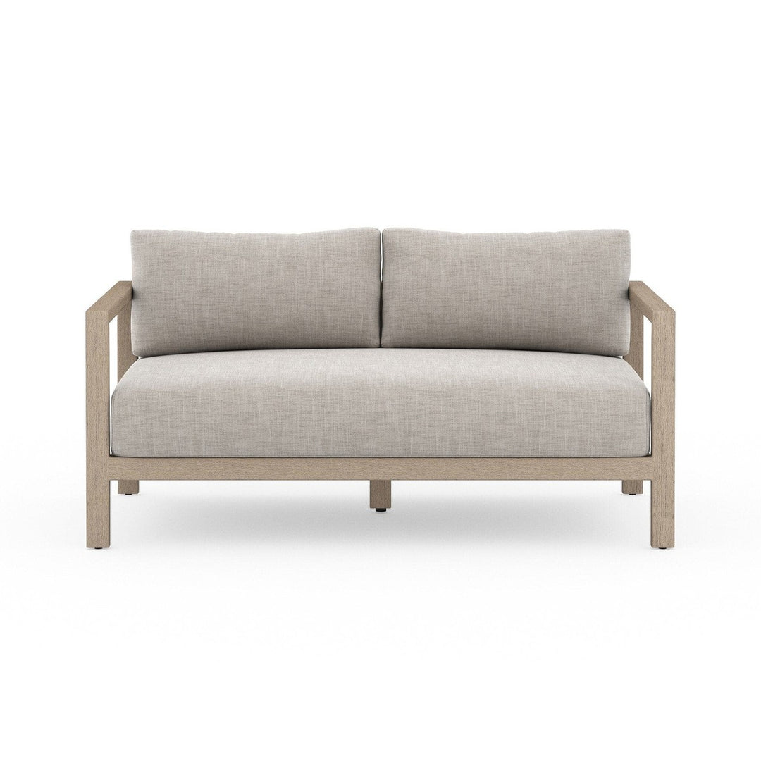 Monterey Outdoor Sofa, Washed Brown - Venao Grey