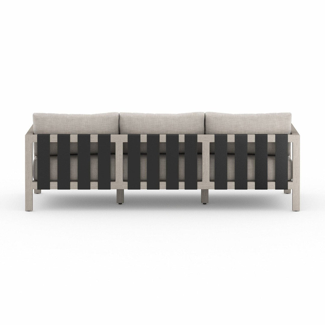 Monterey Outdoor Sofa, Weathered Grey - Venao Grey