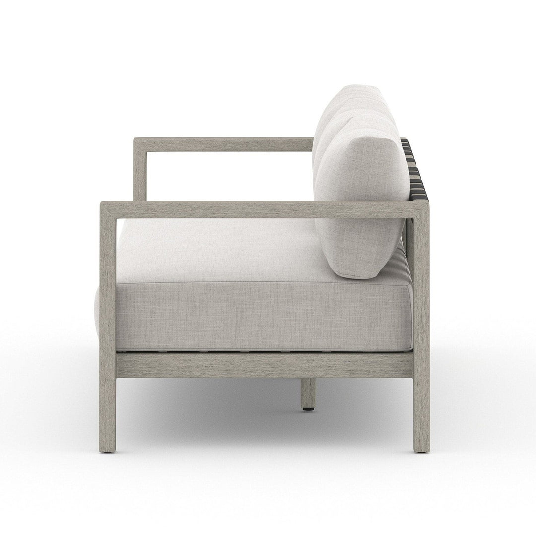 Monterey Outdoor Sofa, Weathered Grey - Venao Grey